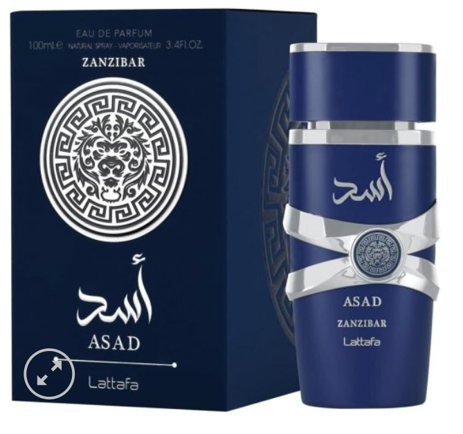 ASAD ZANZIBAR 100ML EDP PERFUME BY LATTAFA