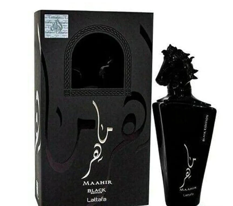 MAAHIR BLACK EDITION LATTAFA PERFUMES 100ml