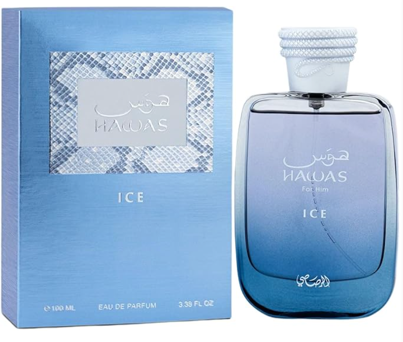 Rasasi Hawas Ice For Him Perfume for Men Eau De Parfum 100ML