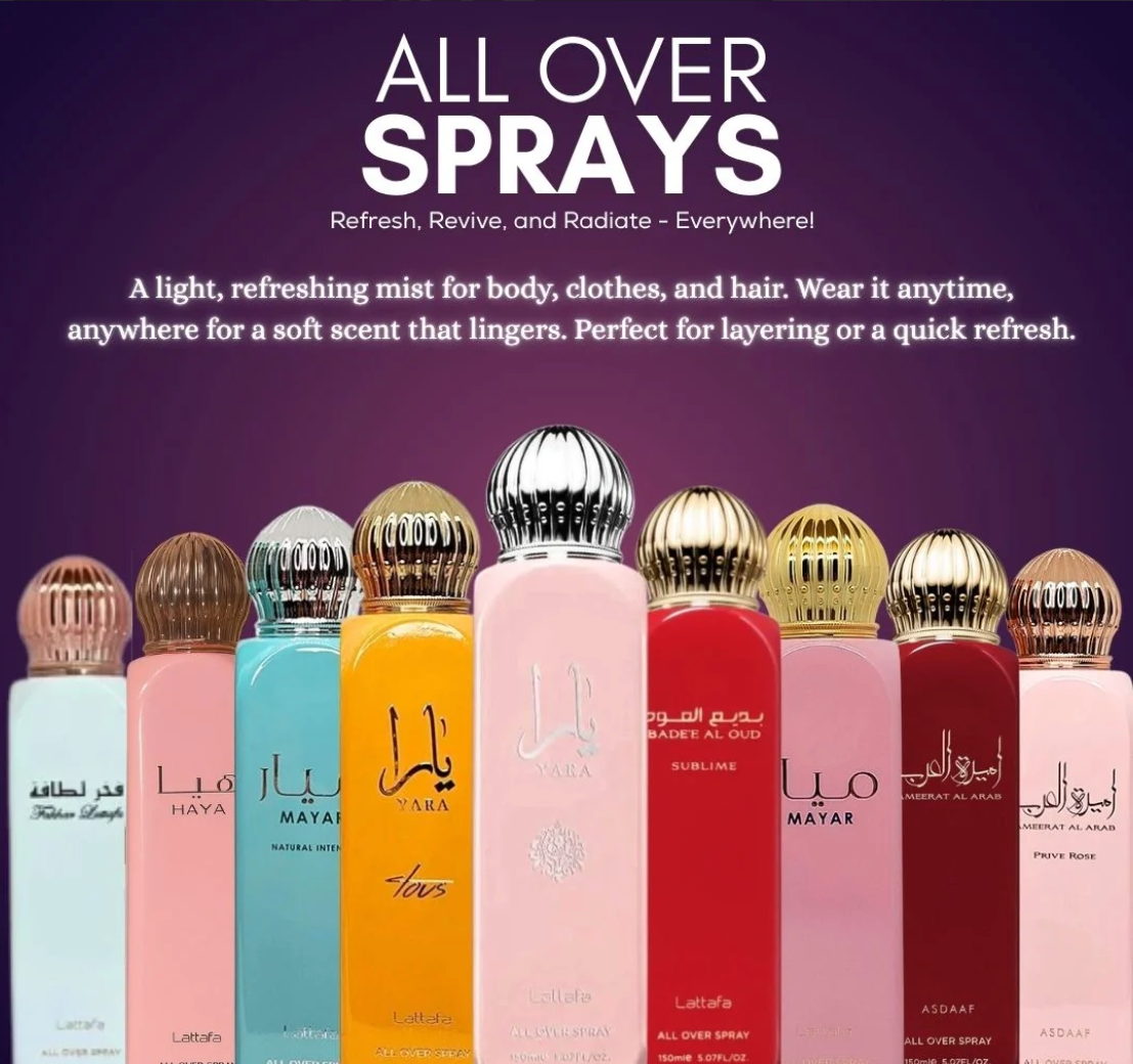 Haya All Over Spray 150ml (5.07 Oz) By Lattafa